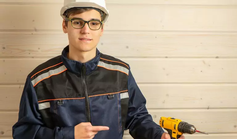 young professional is ready for the job