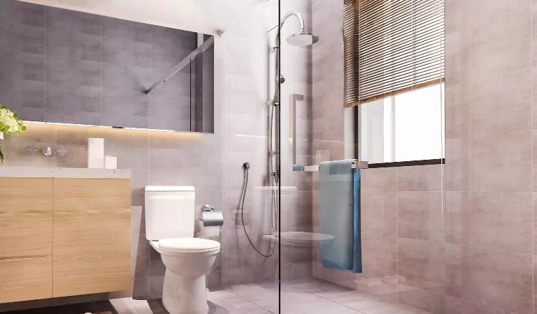 view of a newly constructed bathroom